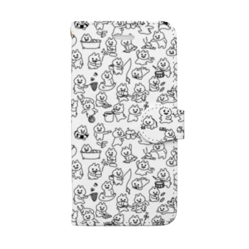 マエバサンたっぷり Book-Style Smartphone Case