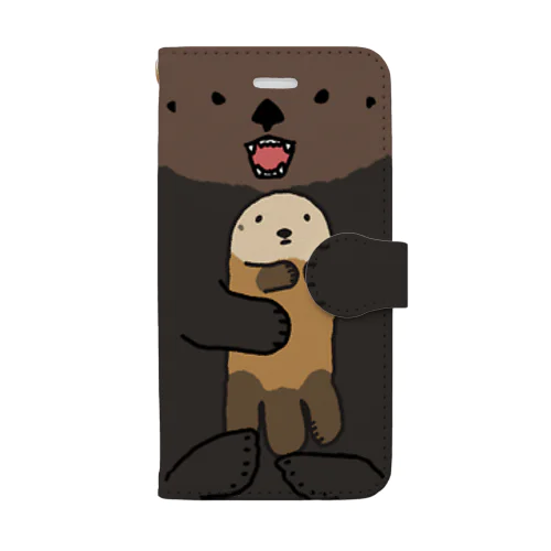 ラッコ（概念・霧多布ver） Book-Style Smartphone Case