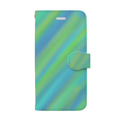 青 Book-Style Smartphone Case