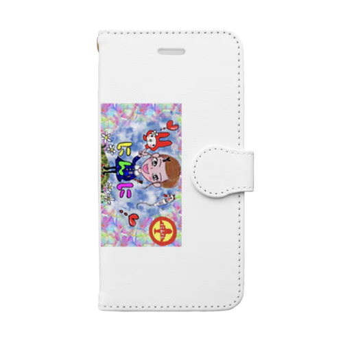 にんにのスマホケース Book-Style Smartphone Case