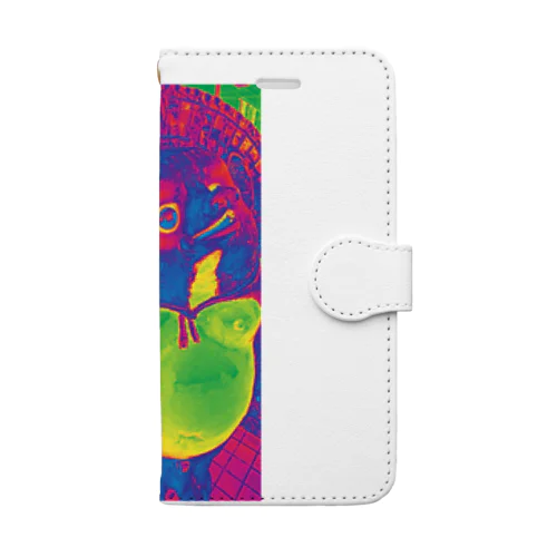 サイケデリックたぬ Book-Style Smartphone Case