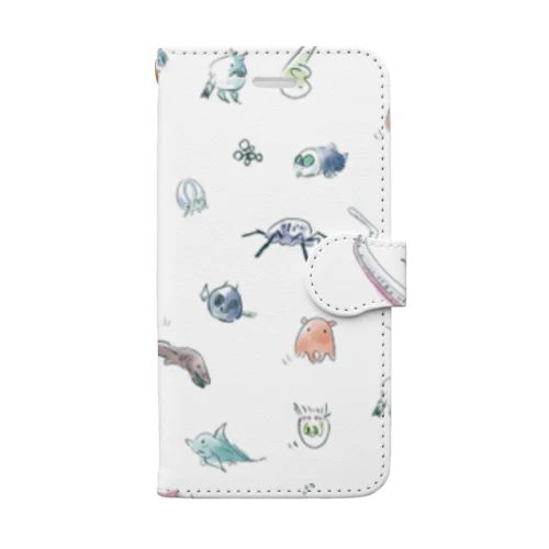【ゆるゆる深海魚】 Book-Style Smartphone Case