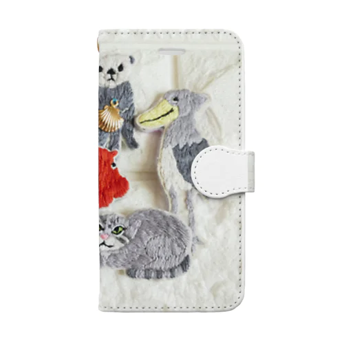 めずらしい動物たち Book-Style Smartphone Case