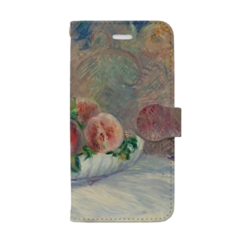 ルノワール ｢桃 ｣ Book-Style Smartphone Case