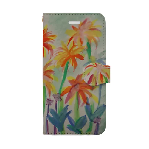 みなみの島の花 Book-Style Smartphone Case