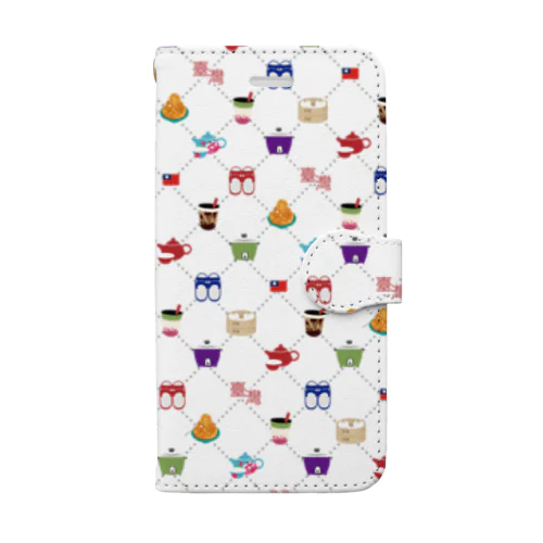 台湾モノグラム Book-Style Smartphone Case