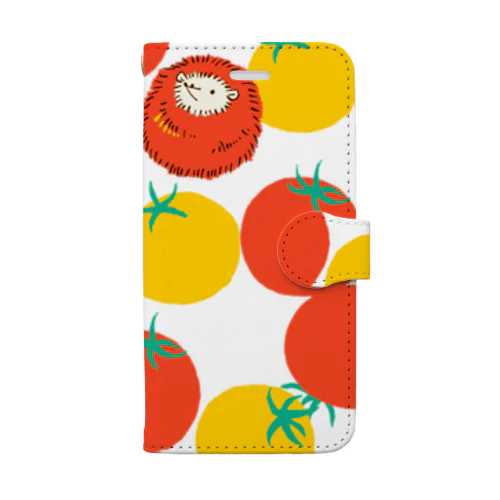 トマトになりたいハリネズミ Book-Style Smartphone Case