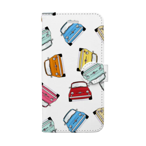 シンプルチンク パターン柄 Book-Style Smartphone Case