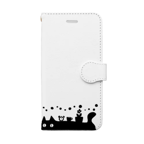午後3時のねこ Book-Style Smartphone Case