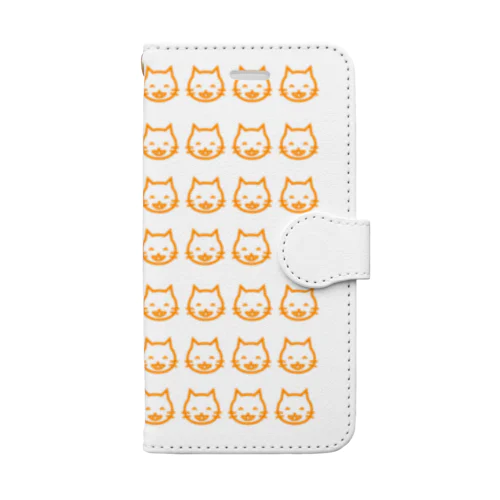 ネコ大量発生 Book-Style Smartphone Case