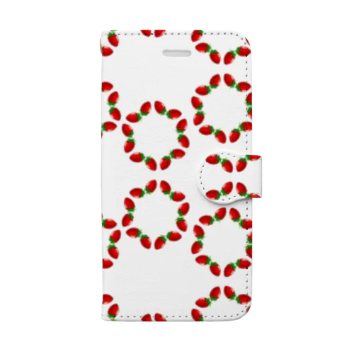 STRAWBERRY CIRCLE Book-Style Smartphone Case