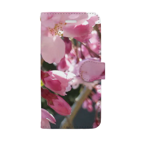 枝垂れ桜 Book-Style Smartphone Case