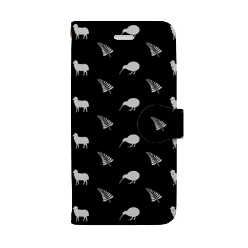 KIWI&SHEEPスマホケース(iPhone用) Book-Style Smartphone Case