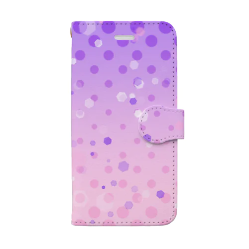 ピーチグレープソーダ Book-Style Smartphone Case