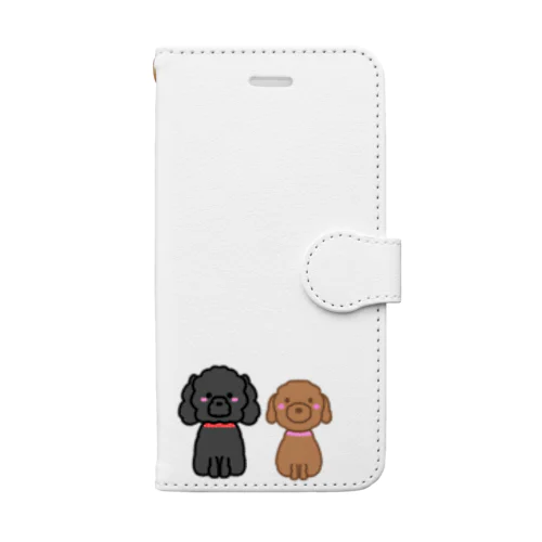 トイプー🐶あんこ Book-Style Smartphone Case