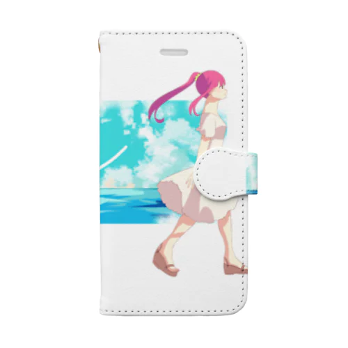 夏のひと時 Book-Style Smartphone Case