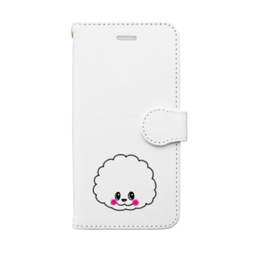 ふわふわアフロちゃん Book-Style Smartphone Case