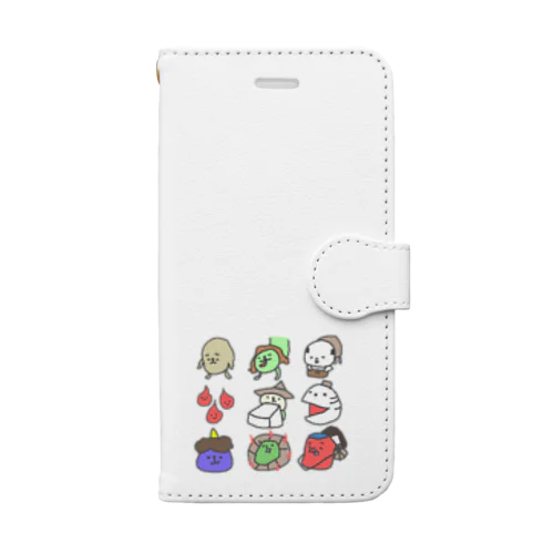 ちび妖怪大集合！ Book-Style Smartphone Case