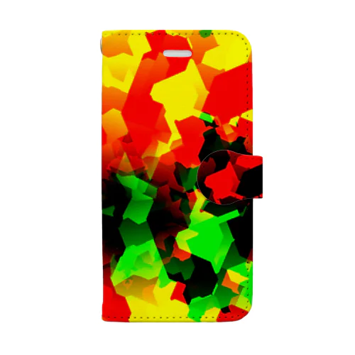 メラメラ Book-Style Smartphone Case