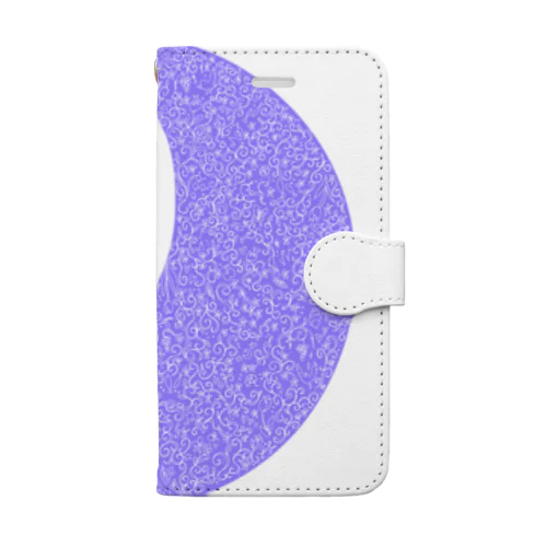 月　幸せモチーフ Book-Style Smartphone Case