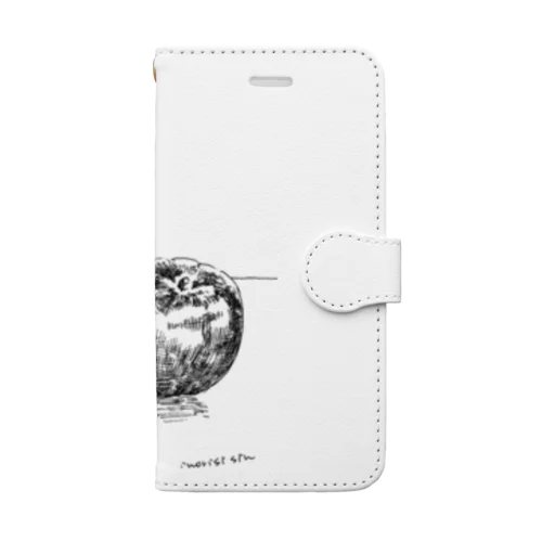 猫とりんご Book-Style Smartphone Case