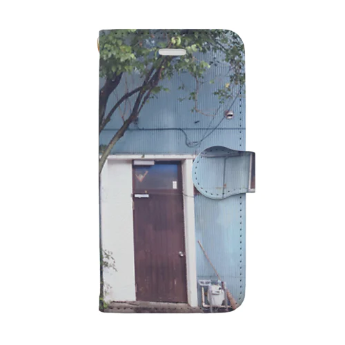 通勤途中のかわいいおうち Book-Style Smartphone Case