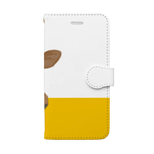 ひょっこりカーフちゃん（ジャージー） Book-Style Smartphone Case