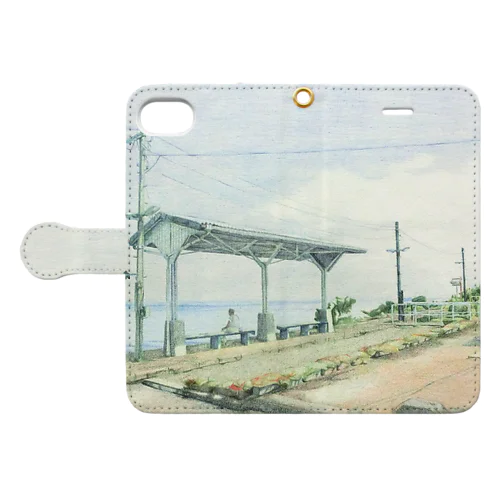 下灘駅 Book-Style Smartphone Case