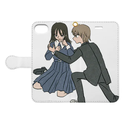 泣かないで Book-Style Smartphone Case