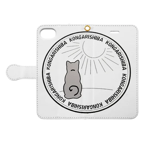 しばいぬ　こんがり Book-Style Smartphone Case