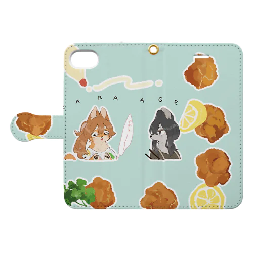 からあげ Book-Style Smartphone Case