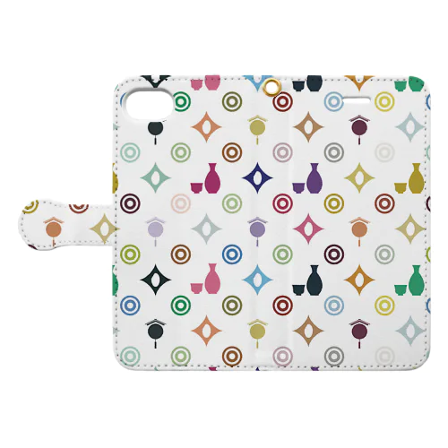 日本酒マルチカラー Book-Style Smartphone Case