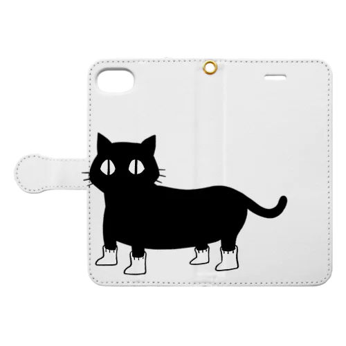 くつ下をはいたネコ Book-Style Smartphone Case