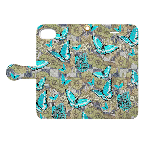 モルフォ蝶 Book-Style Smartphone Case