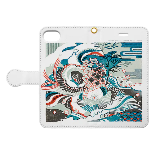 咲く波　iPhone8/7/SE(第2世代)・6s/6推奨 Book-Style Smartphone Case