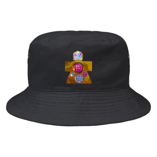 メタリックお守り宇宙人 Bucket Hat