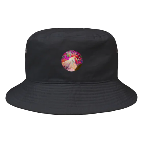絨毯柄と鶏 Bucket Hat