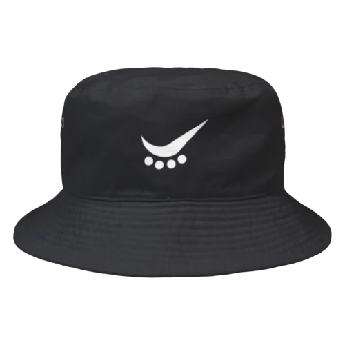 ニャイキ(white)ver.0 Bucket Hat