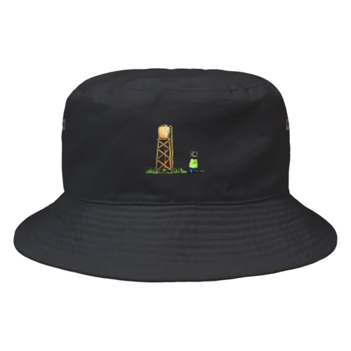 ♨️給水塔とボク Bucket Hat