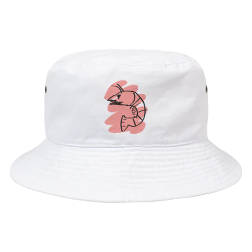 腰折れ赤えび Bucket Hat