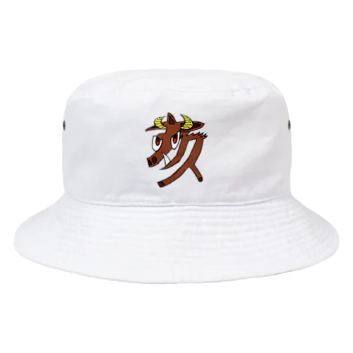 猪突猛進はん Bucket Hat