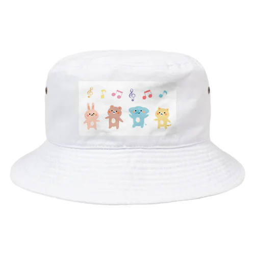 仲良し動物 Bucket Hat