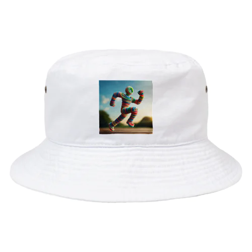 人型輪ゴム Bucket Hat