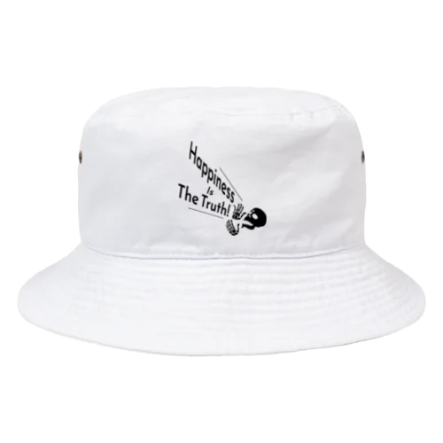 Happiness Is The Truth!（黒） Bucket Hat