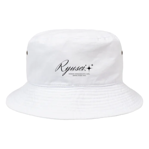 流星ロゴ【淡色生地用】 Bucket Hat