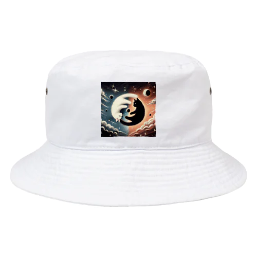 宇宙に浮かぶ猫たち Bucket Hat