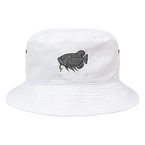 トライバル　アロワナ Bucket Hat