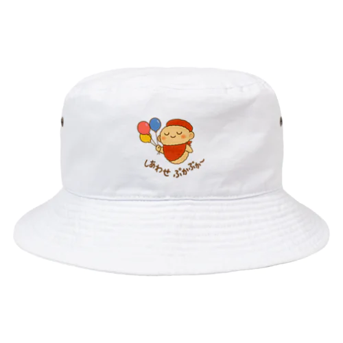 しあわせを運ぶふうせん地蔵さま Bucket Hat