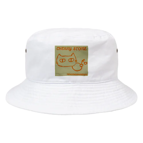猫　志賀土筆 Bucket Hat