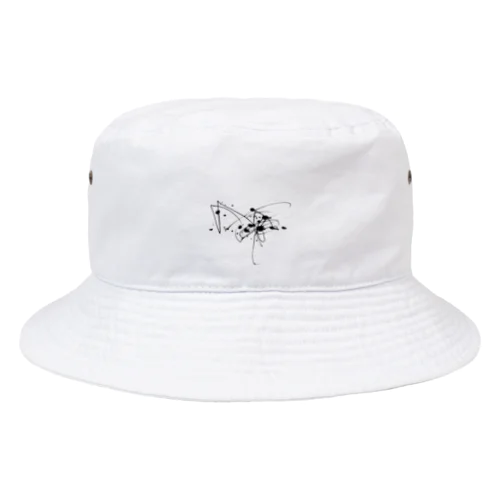 line “flower” Bucket Hat